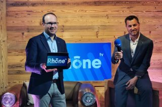 Le président de Radio Rhône SA, David Genolet, et son directeur Sébastien Rey.